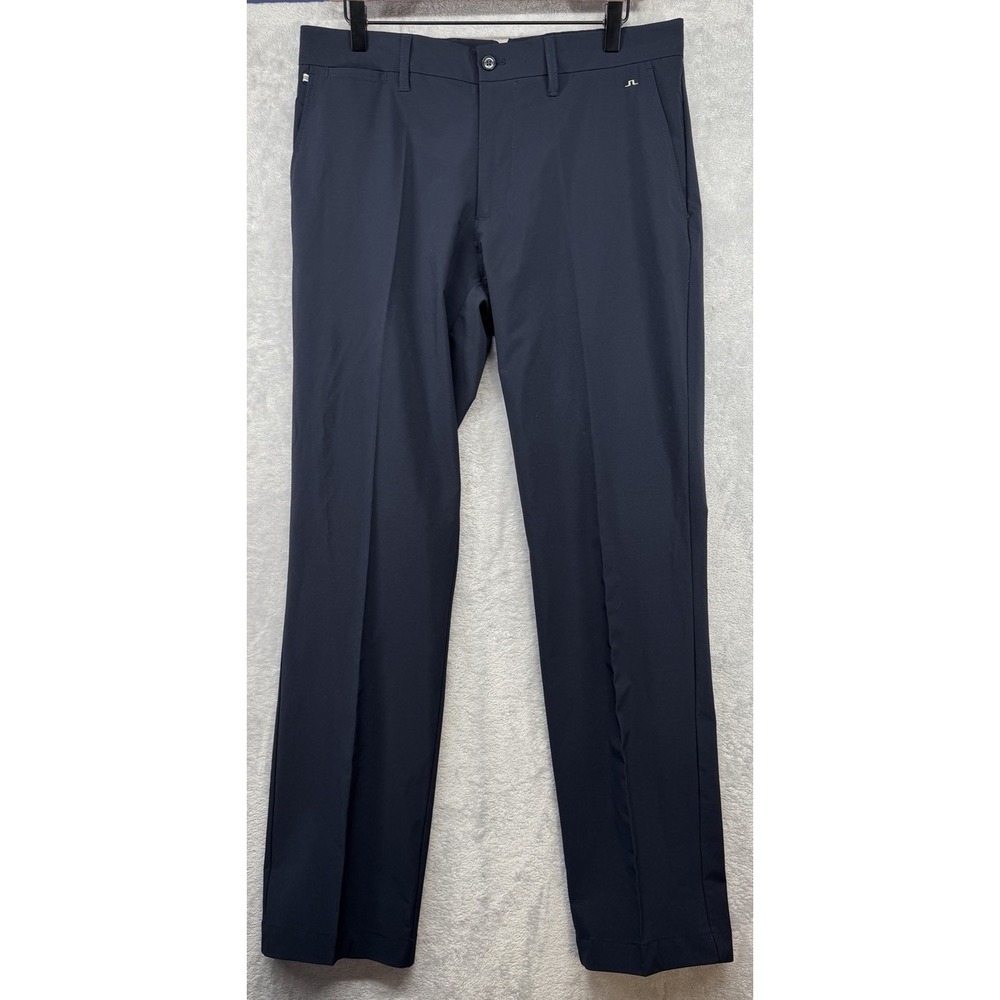 J.Lindeberg Pants Blue M Elliot Slim Fit Micro Stretch Golf Chino Mens 32x32 EUC